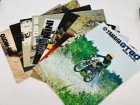 YAMAHA: A collection of nine sales brochures covering the GT-MXA, 100 Trailmaster L5T-A, AG100, GT80 Minitrail, Mini, YZ80/100, DT250A, DT360A and Tri-Moto models [Location: Sydney]