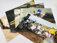 YAMAHA: A collection of nine sales brochures covering the GT-MXA, 100 Trailmaster L5T-A, AG100, GT80 Minitrail, Mini, YZ80/100, DT250A, DT360A and Tri-Moto models [Location: Sydney] - 2
