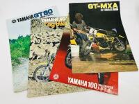 YAMAHA: A collection of nine sales brochures covering the GT-MXA, 100 Trailmaster L5T-A, AG100, GT80 Minitrail, Mini, YZ80/100, DT250A, DT360A and Tri-Moto models [Location: Sydney] - 3