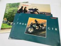 KAWASAKI: A collection of seven sales brochures covering touring bikes including the Z1000ST,&nbsp;GTR1000 (duplicated), GTR, 1000GTR, VN1500 Classic Tourer & VN800/1500 Ranges [Location: Sydney]