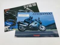 KAWASAKI: A collection of six sales brochures covering sports bikes including the Ninja ZX-7RR/ZX-7R, Ninja ZX-9R, Ninja ZX-12R, ZZ-R1100/600 & 2005 Sports Bike range&nbsp;[Location: Sydney] - 2