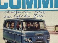 COMMER: A Commer 1500 and 2500 Series Goods and Passenger Vehicles Petrol or Diesel colour sales brochure - 3