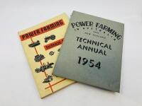 BOOKS: Three Editions of the 'Power Farming in Australia Technical Annual' for 1954, 1958 and 1959 (both 1954 and 1959 in their original cardboard sleeves) [Location: Sydney] - 3