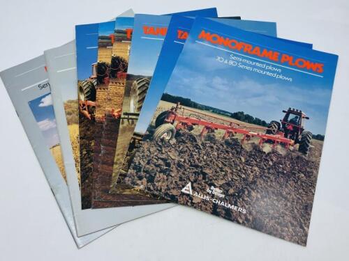 ALLIS-CHALMERS: A collection of eight sales brochures covering combine harvesters and tractors [Location: Sydney]