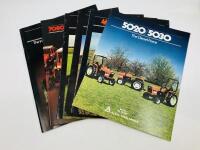 ALLIS-CHALMERS: A collection of six sales brochures covering combine harvesters and tractors [Location: Sydney]
