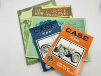 CASE: A collection of five publications including 'Case Album' by Eddie Brown & Julian D. G. Brown, 'Case C & D' by Allan T. Condie, 'The Case Catalog: 1905', 'The New Case Tractors' by J. I. Case & Co. Inc., 'Case Machinery' by the J. I. Threshing & Mach