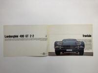 LAMBORGHINI: A rare and original Lamborghini 400 GT 2+2 sales brochure - 2