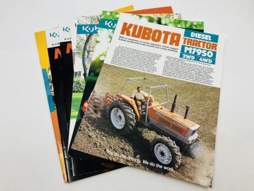 KUBOTA: A collection of sales brochures for Kubota products, including some duplicates [Location: Sydney]