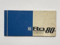 NSU: A late 1960's NSU R080 Customer Service Voucher Booklet
