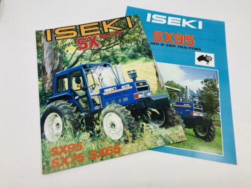 ISEKI: A pair of sales brochures for Iseki tractors [Location: Sydney]