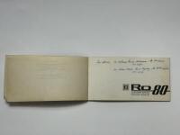 NSU: A late 1960's NSU R080 Customer Service Voucher Booklet - 2
