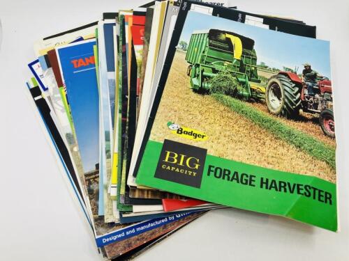 SALES BROCHURES: A large collection of miscellaneous sales brochures relating to farm equipment and other products [Location: Sydney]