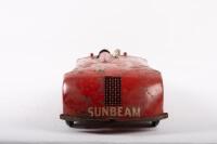 SUNBEAM: A rare large Kingsbury 1927 Sunbeam land speed record clockwork driven tin toy, 47cm long - 4