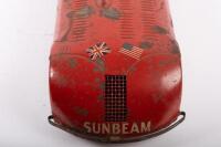 SUNBEAM: A rare large Kingsbury 1927 Sunbeam land speed record clockwork driven tin toy, 47cm long - 6