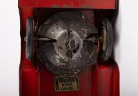 SUNBEAM: A rare large Kingsbury 1927 Sunbeam land speed record clockwork driven tin toy, 47cm long - 15
