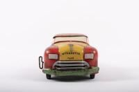 WYANDOTTE: A rare c1940s Wyandotte Toys USA No.651 Sportsman Convertible pressed tin wind up toy, 32cm long - 3