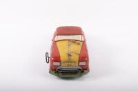 WYANDOTTE: A rare c1940s Wyandotte Toys USA No.651 Sportsman Convertible pressed tin wind up toy, 32cm long - 4