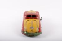 WYANDOTTE: A rare c1940s Wyandotte Toys USA No.651 Sportsman Convertible pressed tin wind up toy, 32cm long - 9
