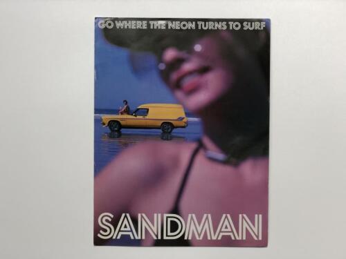 HOLDEN: A 1977 Holden Sandman colour fold-out sales brochure