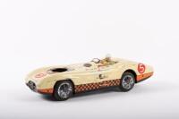 SPEED RACER: An interesting c1960s-1970s 'Super Speed Racer' by Plaything (Japan) in form of a Mercedes, 36cm long - 4