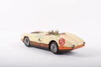 SPEED RACER: An interesting c1960s-1970s 'Super Speed Racer' by Plaything (Japan) in form of a Mercedes, 36cm long - 5