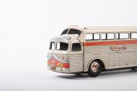 GOLDEN EAGLE BUS: A c1960s tin toy 'Super Golden Eagle' Continental Trailways articulated bus by Daiya Toys Japan, friction driven, 45cm long&nbsp; - 2