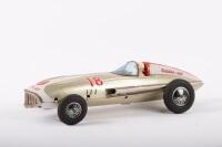 BANDAI: A c1960s-1970s friction drive 'Golden Jet' #18 tin toy by Bandai Japan, 32cm long