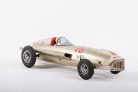 BANDAI: A c1960s-1970s friction drive 'Golden Jet' #18 tin toy by Bandai Japan, 32cm long - 6