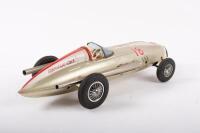 BANDAI: A c1960s-1970s friction drive 'Golden Jet' #18 tin toy by Bandai Japan, 32cm long - 7