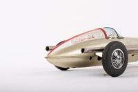 BANDAI: A c1960s-1970s friction drive 'Golden Jet' #18 tin toy by Bandai Japan, 32cm long - 8
