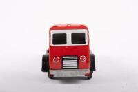 MOBIL OIL: A tin toy Mobil Oil petrol tanker, 22.5cm long, made in Japan - 4