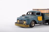 DELIVERY TRUCK: A c1960s-1970s tin toy friction drive 'Provision Delivery Truck' made in Japan, marked 'B.C', 21.5cm long - 3