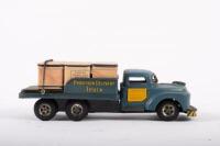 DELIVERY TRUCK: A c1960s-1970s tin toy friction drive 'Provision Delivery Truck' made in Japan, marked 'B.C', 21.5cm long - 7