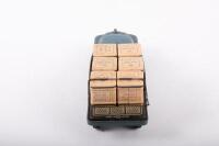 DELIVERY TRUCK: A c1960s-1970s tin toy friction drive 'Provision Delivery Truck' made in Japan, marked 'B.C', 21.5cm long - 12