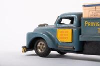 DELIVERY TRUCK: A c1960s-1970s tin toy friction drive 'Provision Delivery Truck' made in Japan, marked 'B.C', 21.5cm long - 15