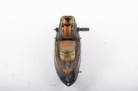 BOAT: A nice&nbsp;German circa 1914 tin plate Hess tug&nbsp;boat, 21cm long - 4