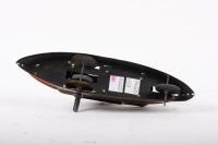 BOAT: A nice&nbsp;German circa 1914 tin plate Hess tug&nbsp;boat, 21cm long - 12