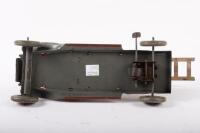 METTOY: An excellent original c1940s English&nbsp;Metoy fixed key clockwork tin plate fire engine, approximately 30cm - 16