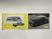 LAGONDA: An original Lagonda Saloon and Drophead Coupe 2.5 Litre sales brochure - 4