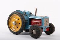 BOOMAROO: A c1950s tinplate farm tractor by Boomaroo, Australian, 26cm long - 8