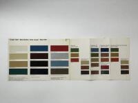 LANCIA: An original Lancia Beta/1300 colour chart for Coupe 1300, Beta Berlina, Beta Coupe, Beta HPE models - 2