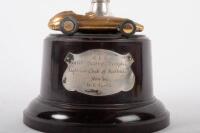 HARRY FIRTH: A trophy inscribed 'K.L.G - Point Score Trophy - L.C.C.A- Won By H.L. Firth' - 2