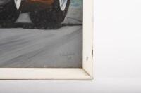 PORSCHE 906: An oil on canvas painting of a possible Porsche 906 - 2