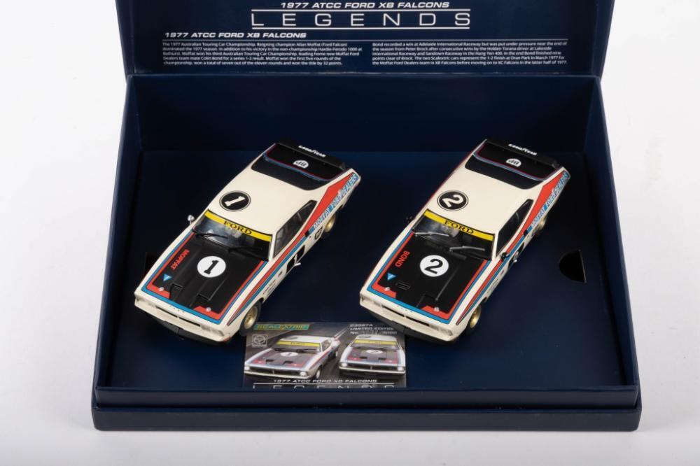 FALCON XB: A Scalextric slot car twin pack 1977 ATCC Ford XB