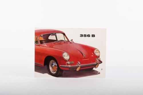 PORSCHE 356B: An impressive Porsche 356B sales brochure, printed in Germany, June 1960