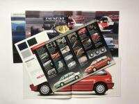 HONDA: Four Honda sales brochures. Integra sales brochures - 4