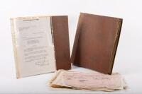HAMILTON GROUP: Two folders dated 1957-60 and 1956-60 containing correspondence relating to dealings within the Hamilton Porsche Group&nbsp;