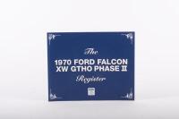 FORD: A 1970 Ford Falcon XW GTHO Phase II Register Book, by Ross Vasse, softcover, published 2023