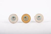 MEDALLIONS: Three medallions awarded to Alan Hamilton, awarded by the Victorian Sporting Car Club for times recorded at the Templestowe Hill Climb events of July, September and November 1966