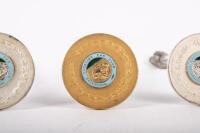 MEDALLIONS: Three medallions awarded to Alan Hamilton, awarded by the Victorian Sporting Car Club for times recorded at the Templestowe Hill Climb events of July, September and November 1966 - 2